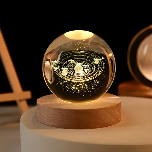 3D Engraved Space Lamp